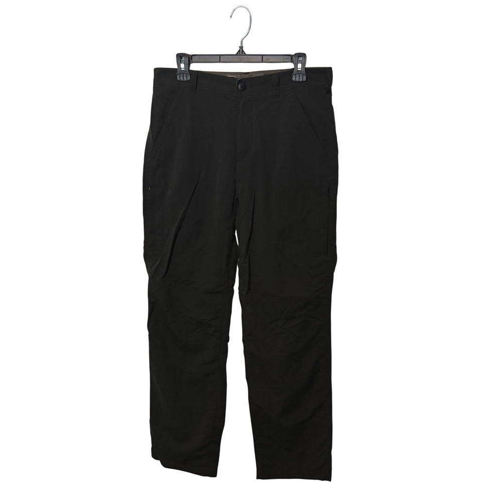 REI Hiking Pants Mens 32x32 Brown Nylon Straight Leg Outdoor Trail Climbing